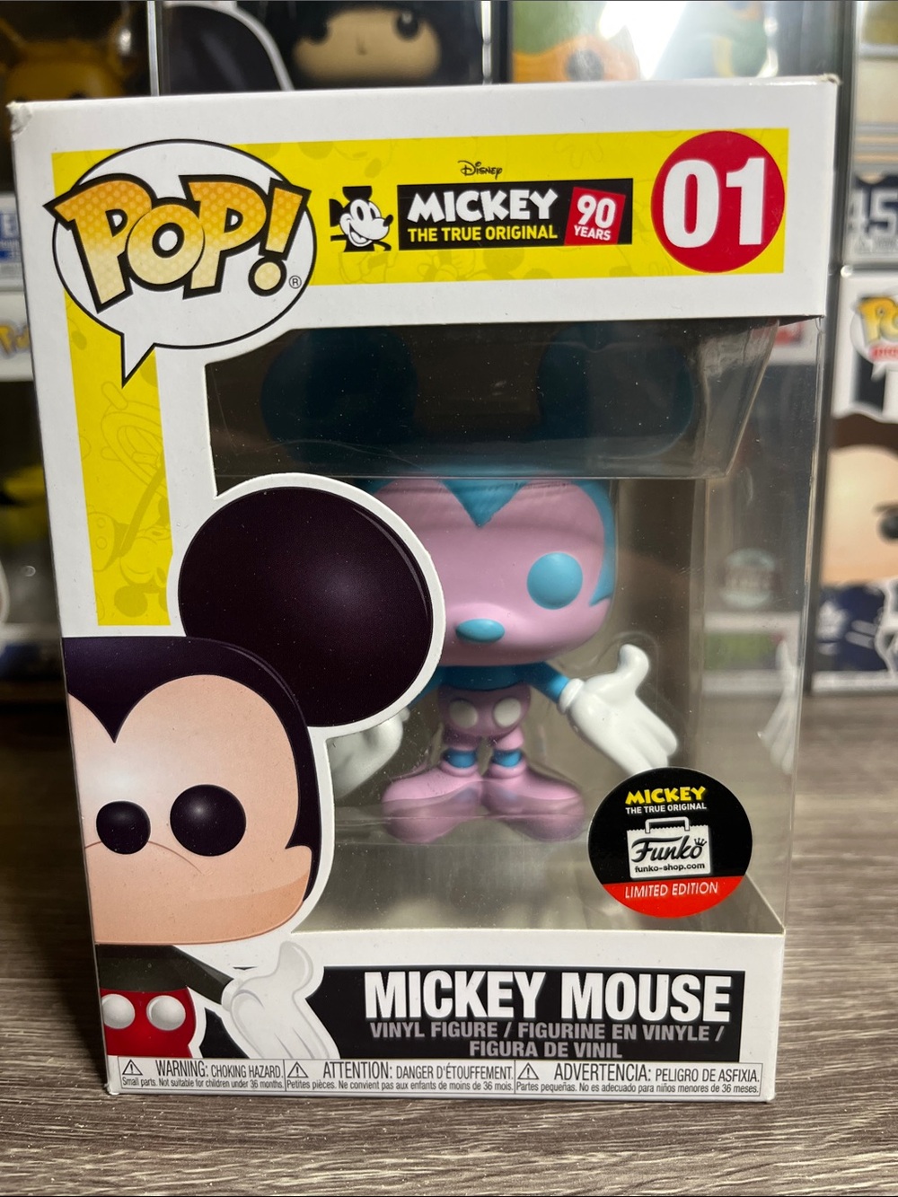 Funko Mickey Mouse Pop! Figure Pink & Blue Limited Edition